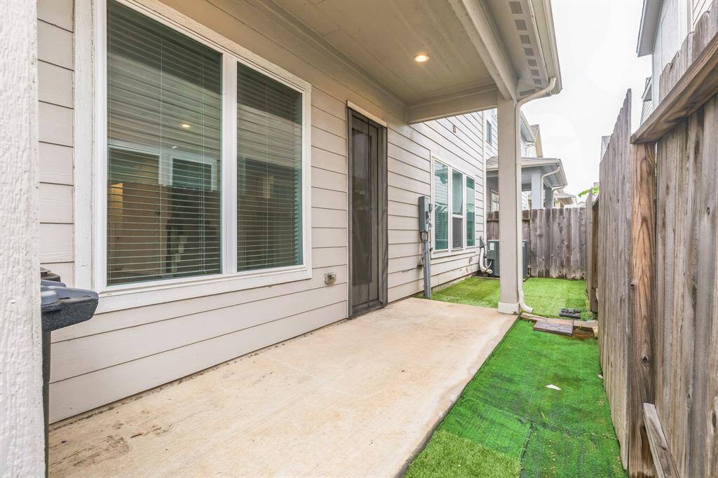 Low maintenance backyard