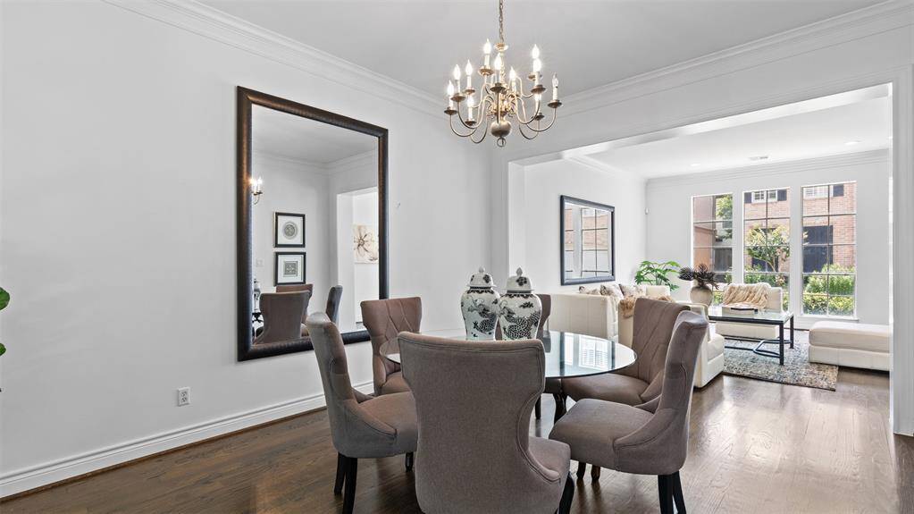 Formal dining space