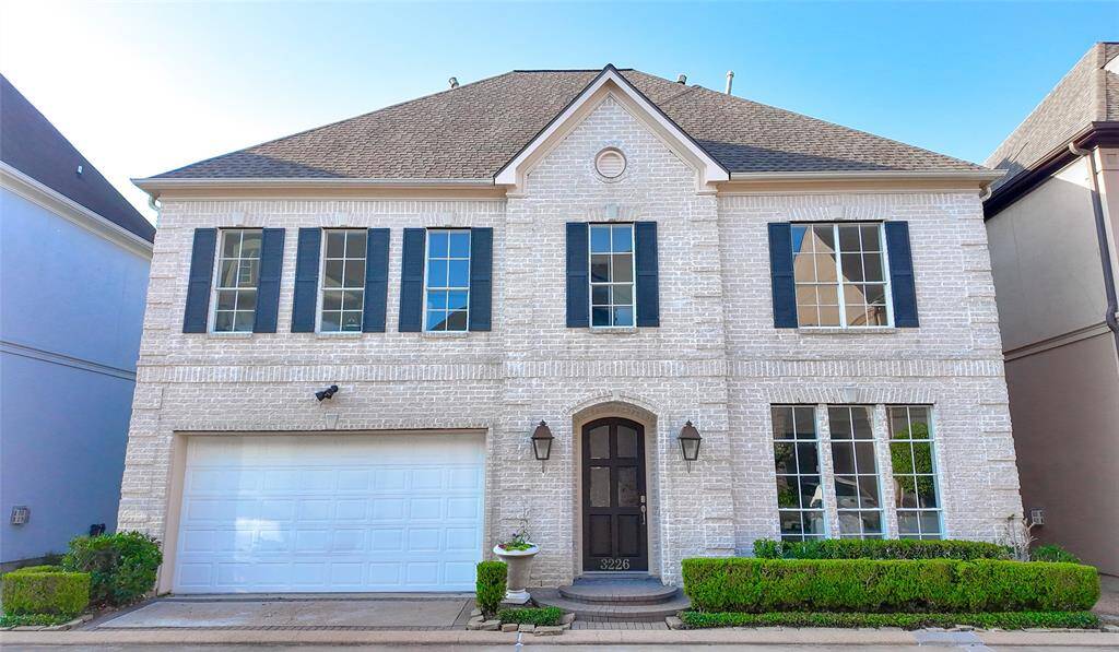 An all brick home.