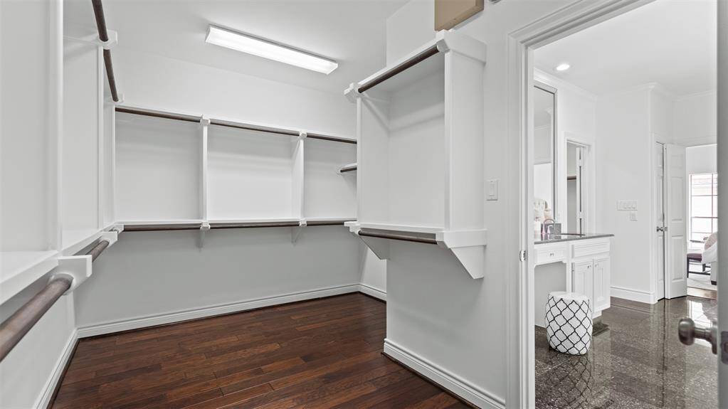 2 of 2 closets in the primary