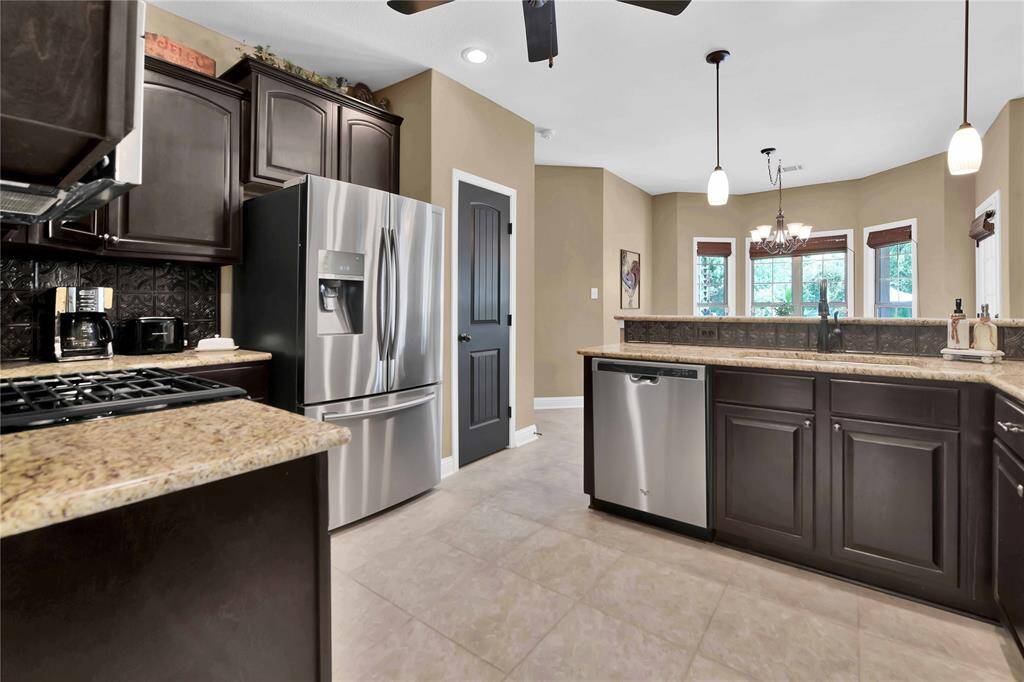 View of the kitchen from the Formal living room