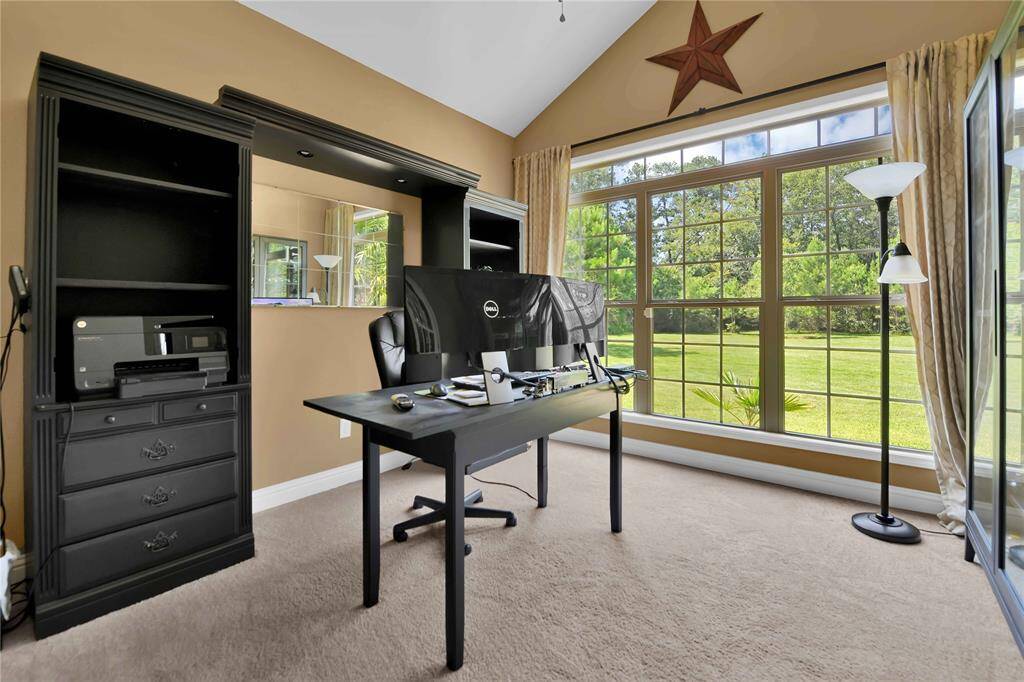 Study/office with tons of natural light