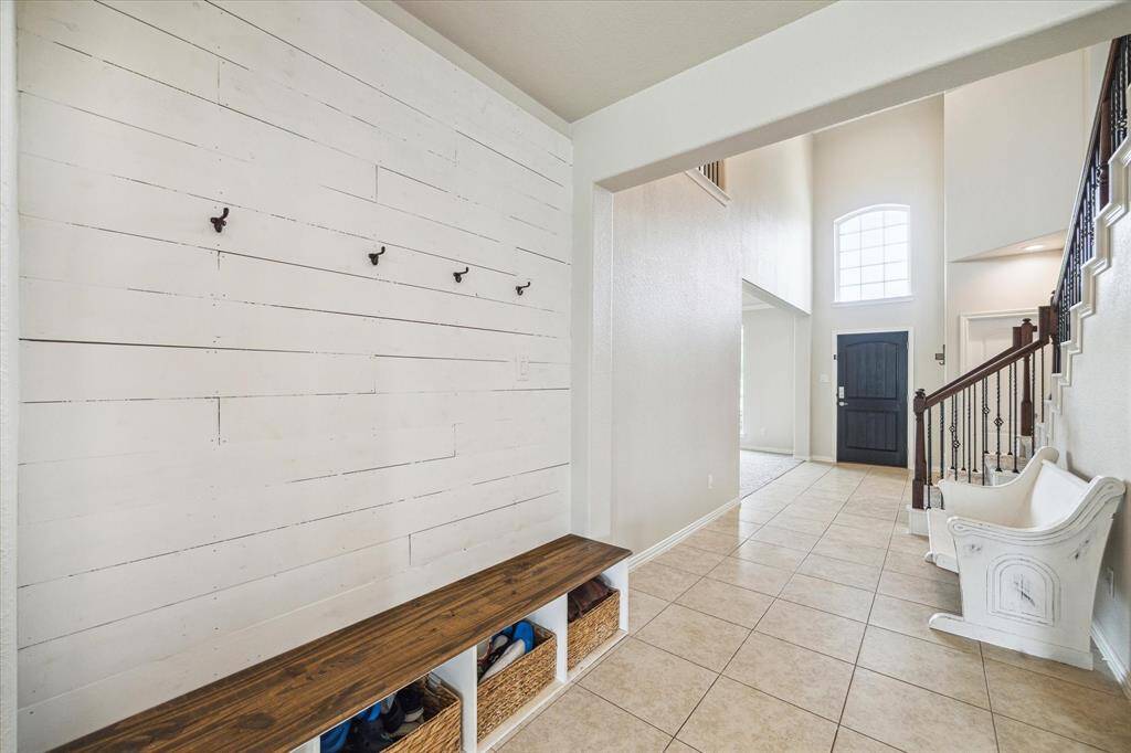 This custom built "landing zone" acts as the first stop home and last stop out when trying to get everyone out of the door!