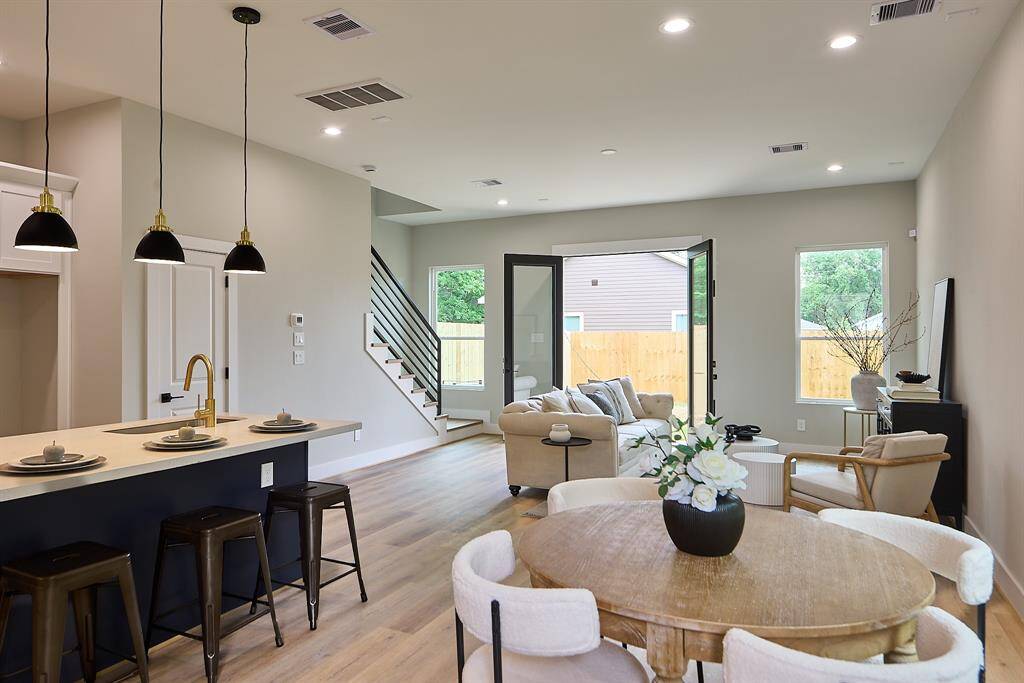 Open concept living that leads to outdoor space!