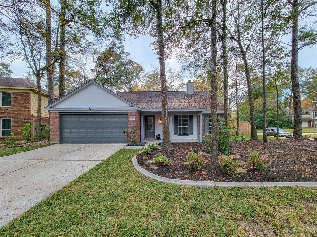 Nice large lot with mature trees all around.
