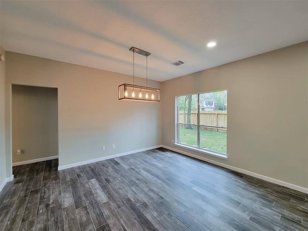 Formal dining room just a step from the kitchen.