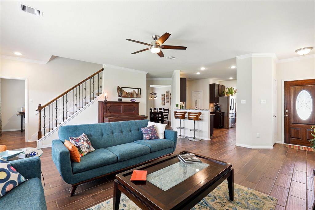 Experience the inviting charm of this spacious, open floor plan.