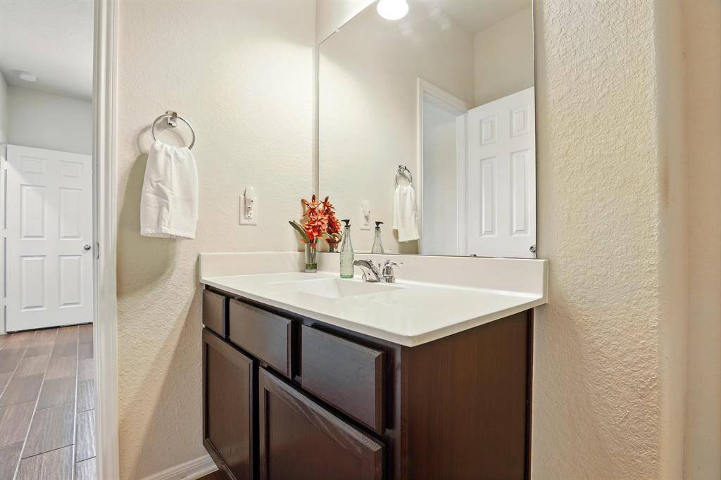 Downstairs half bath (large closet can be easily converted into a walk-in shower)