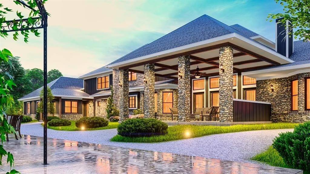 Sample rear facade