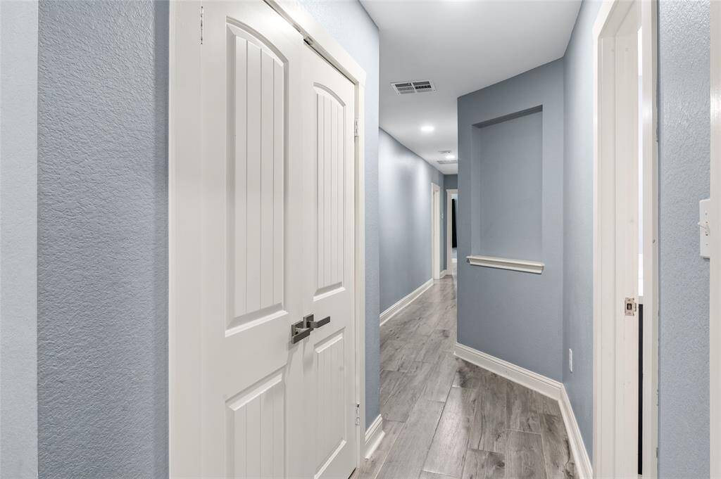 Additional storage closet  in hallway