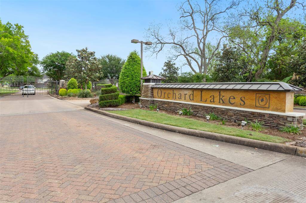 Secure and serene gated community.