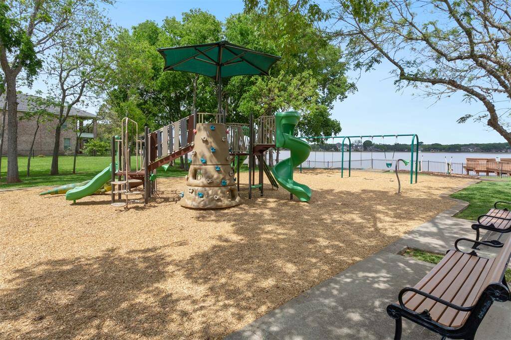 Family-friendly playground with stunning lake views.