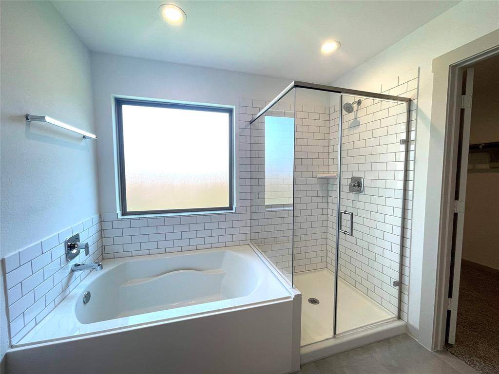 Separate Shower and Tub