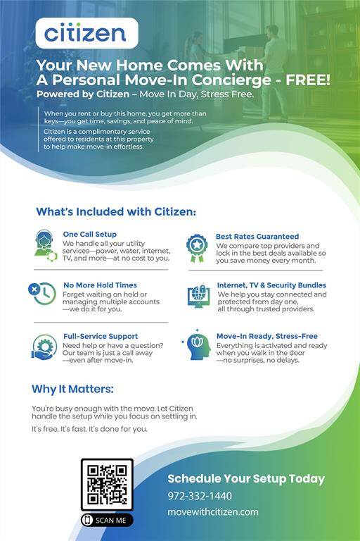 Citizen- Utility set up assistance