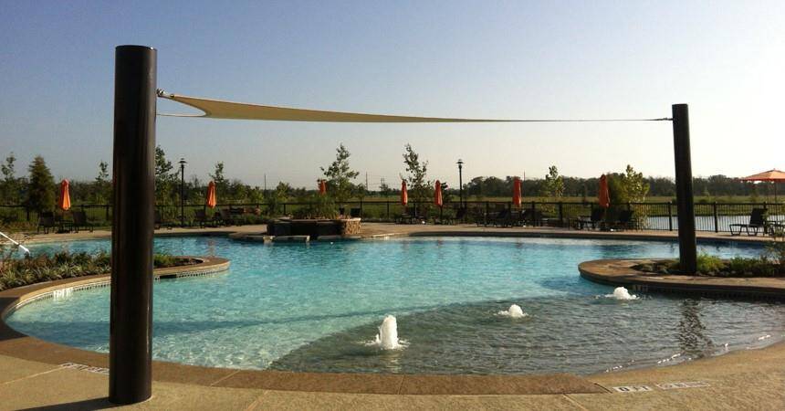 Outdoor pool.  Not pictured is also an ultra fine indoor pool and fitness center.