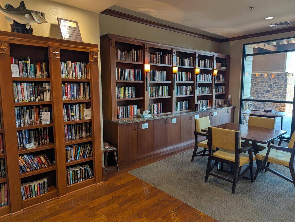 Library.  Tons of meeting rooms, classes and fitness room too.