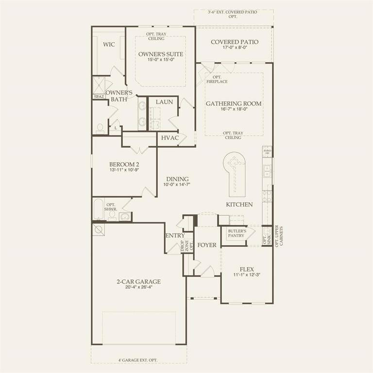 Terrific floor plan. Note oversized garage!