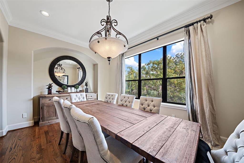 Formal Dinning Rm w/ lovely Restoration Hardware furnishings