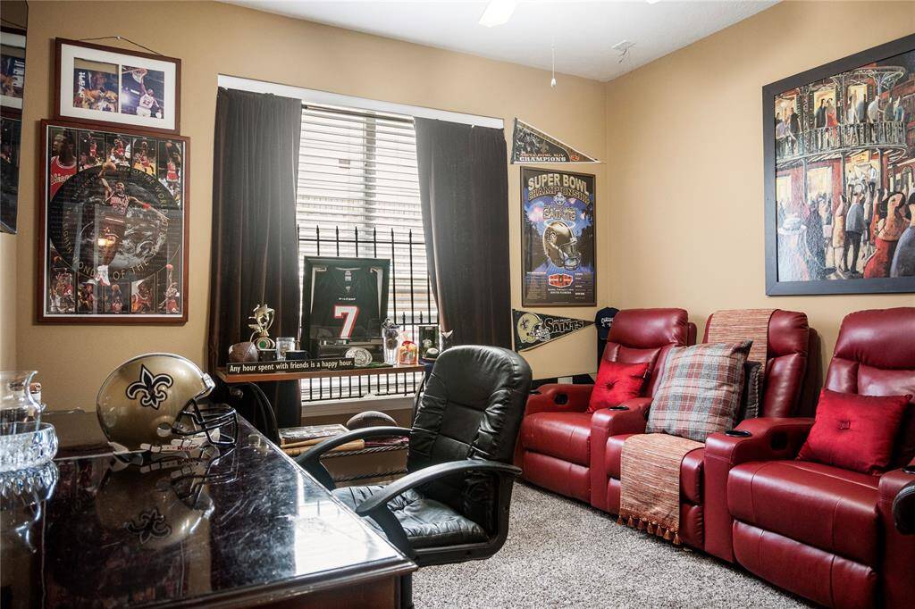 Flexible first-floor space—perfect for an office, den, or media room to suit your lifestyle.