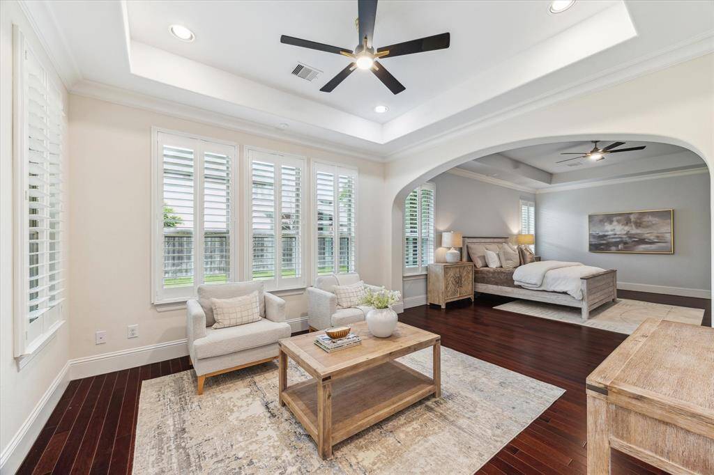 Enjoy the added luxury of a full sitting room—perfect for relaxing or unwinding at the end of the day.