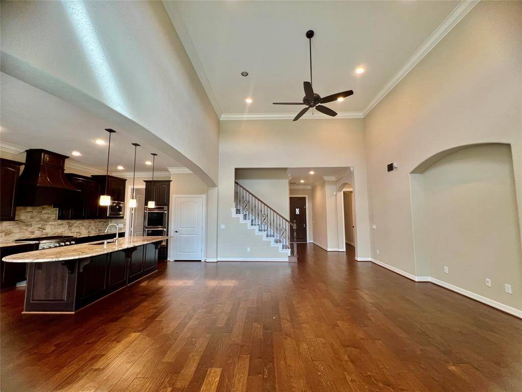 Kitchen open to the Family