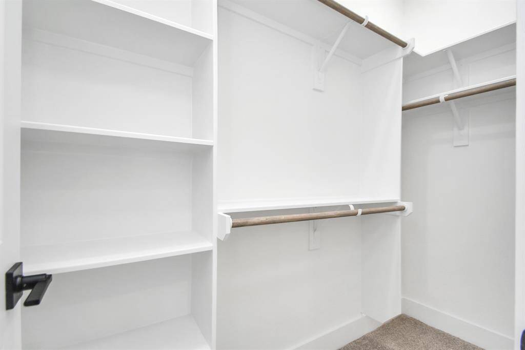 His & hers closets