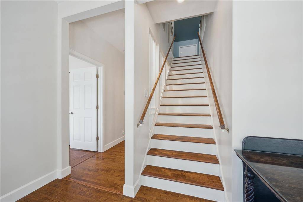 A view from the 2nd floor leading to the 3rd floor