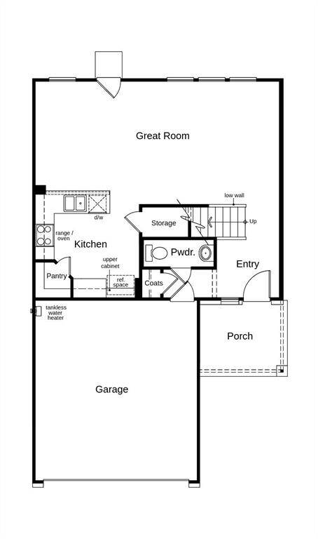 This floor plan features 3 bedrooms, 2 full baths and over 1,700 square feet of living space.