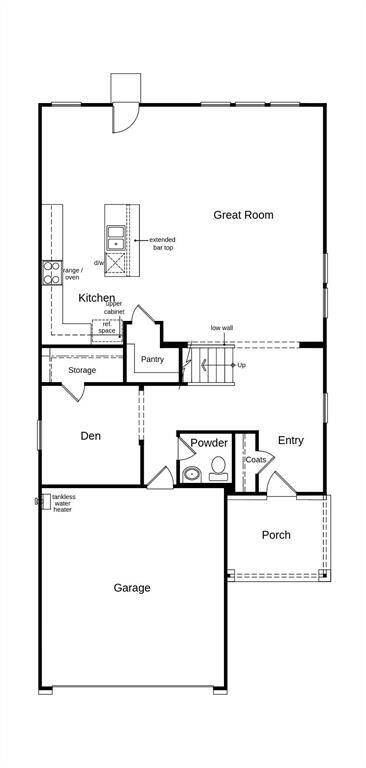 This floor plan features 3 bedrooms, 2 full baths, 1 half bath, and over 2,500 square feet of living space.
