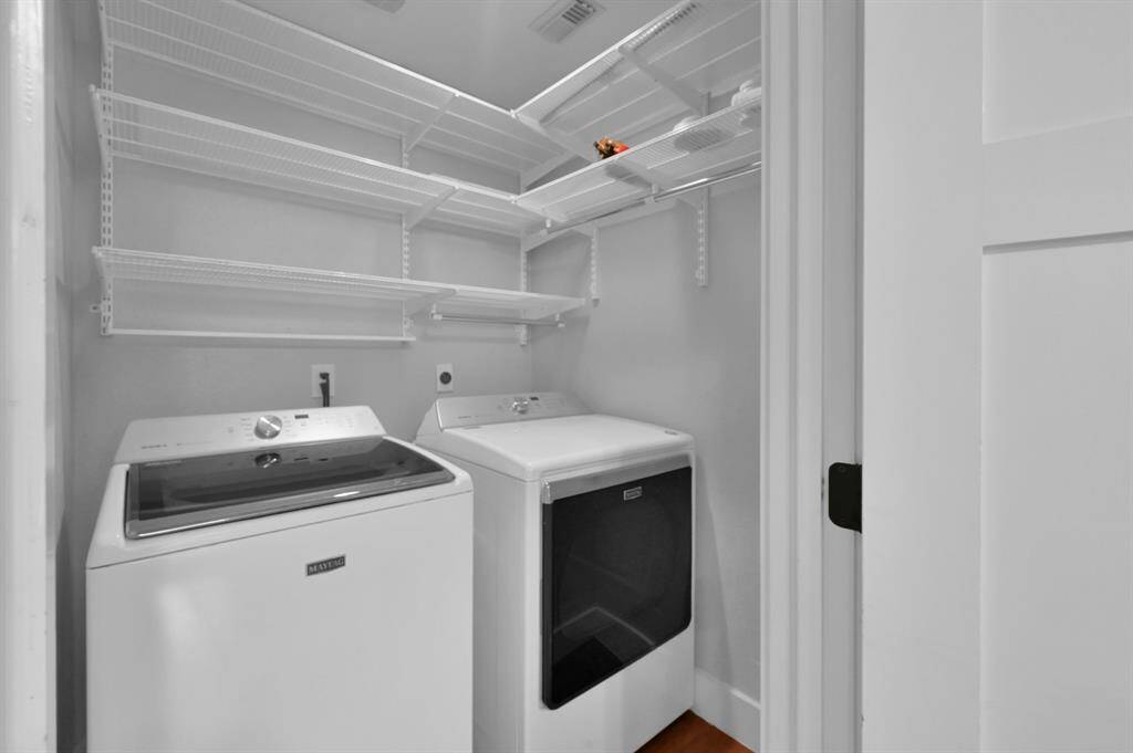Washer and dryer is included in the lease.