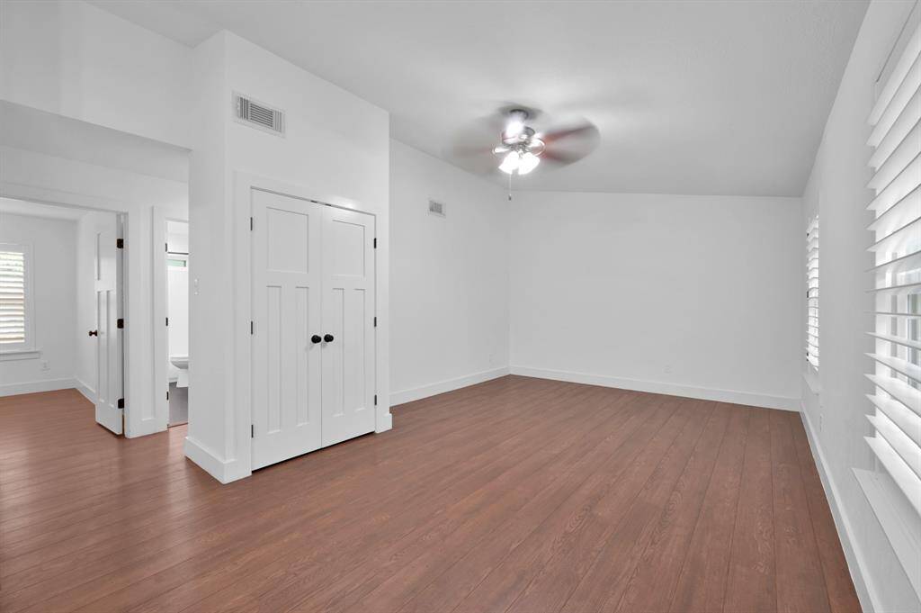 Enjoy a nice sized closet in the flex space upstairs.