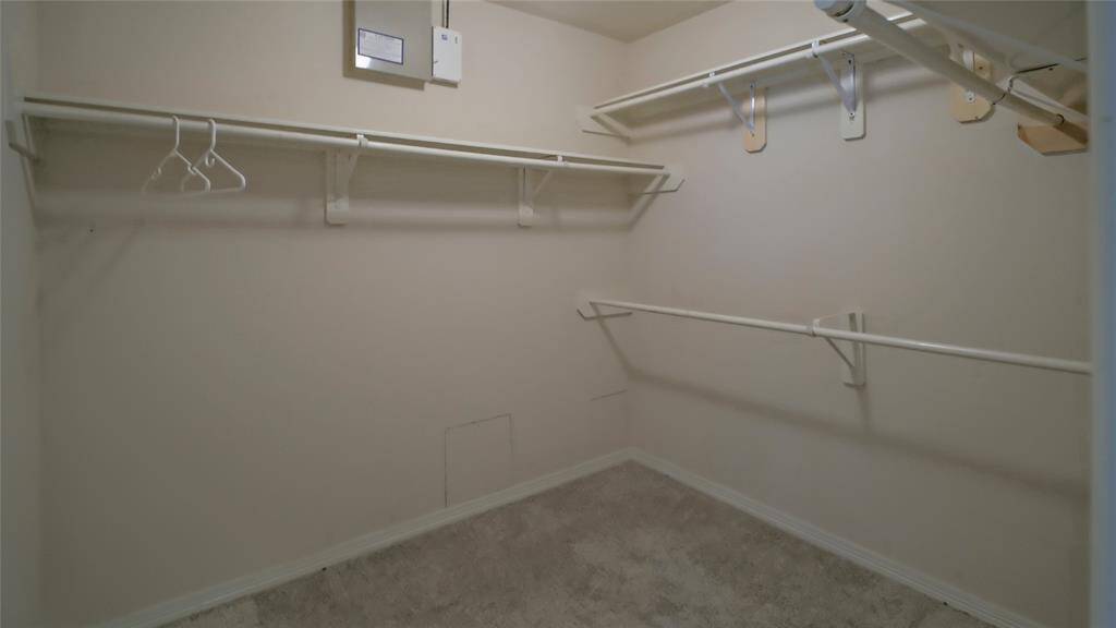 Larger master closet