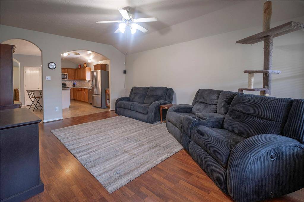 Open to kitchen space