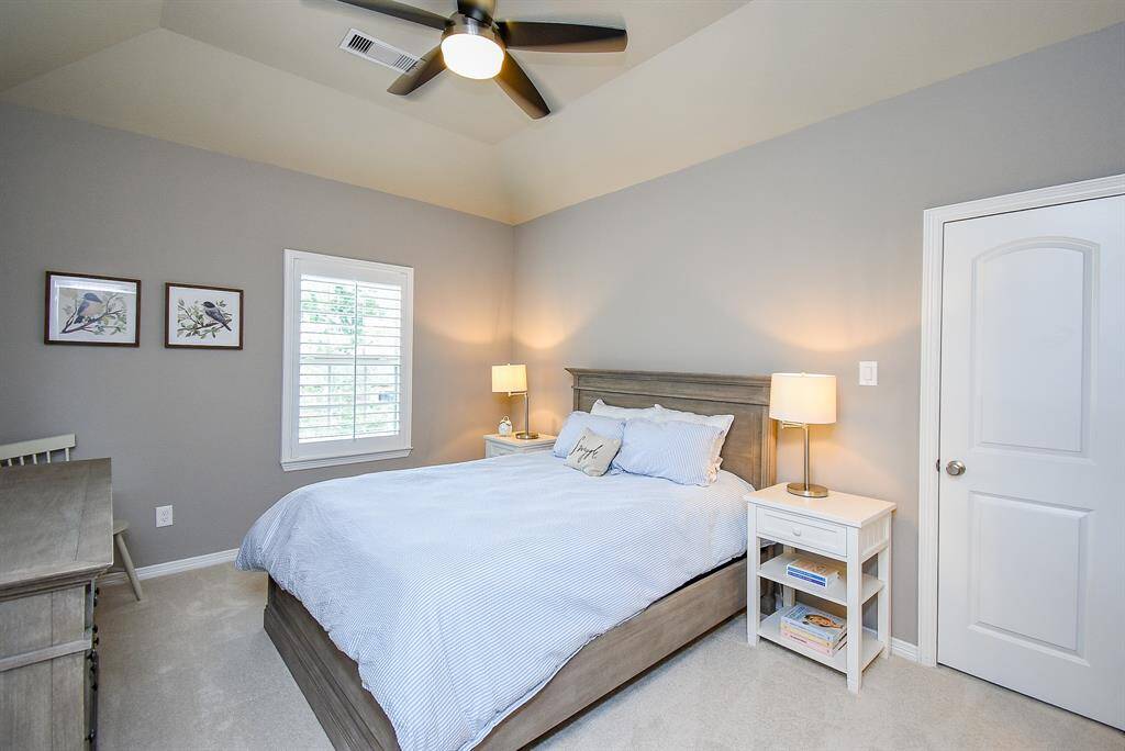 More beautiful tray ceilings upstairs in bedroom 4