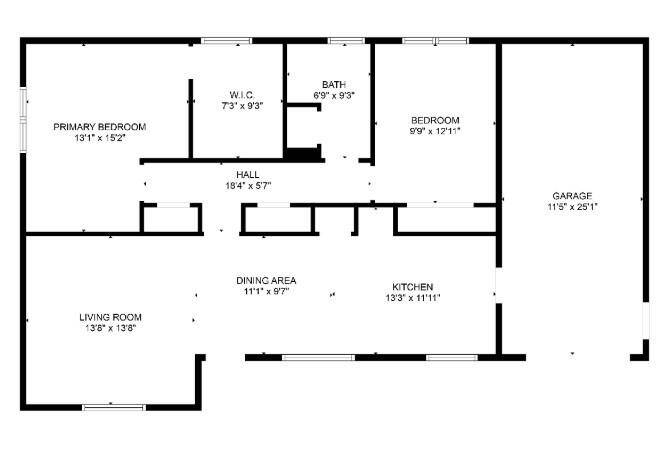 Measurements are approximate
