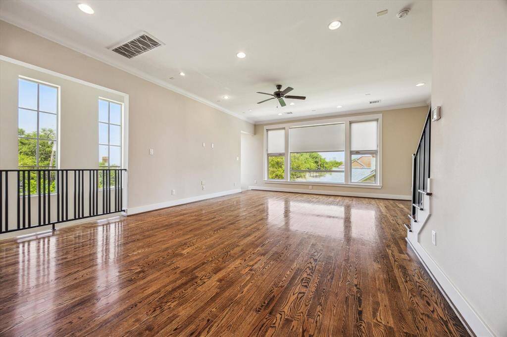 Light filled space on main living level 2.