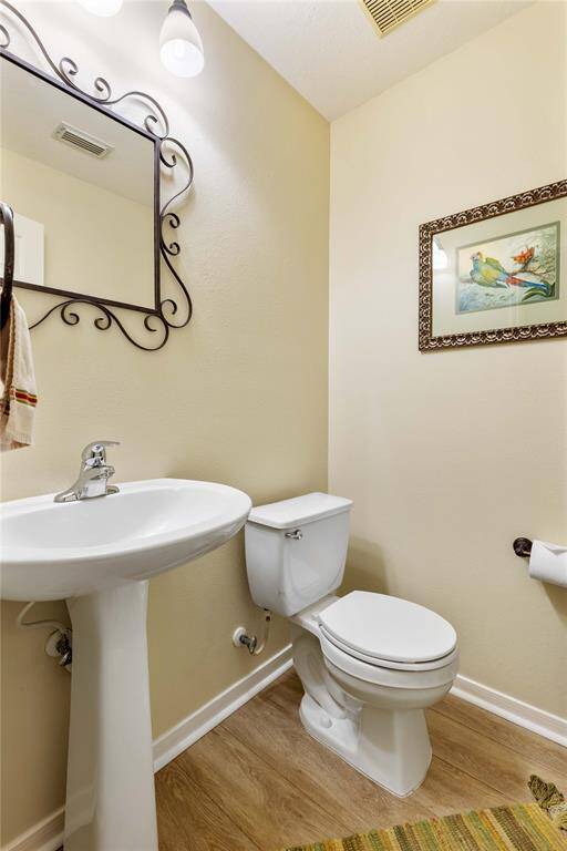 Downstairs half bath