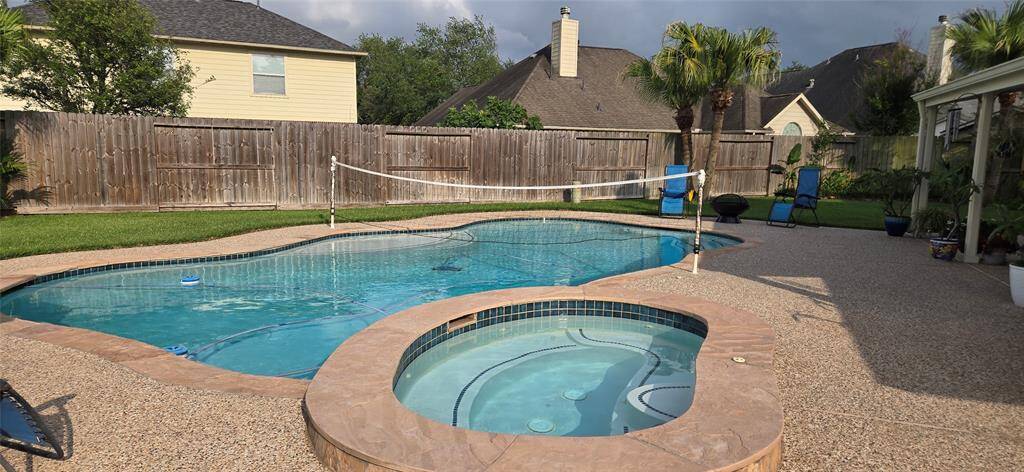 Activity Pool includes volleyball net