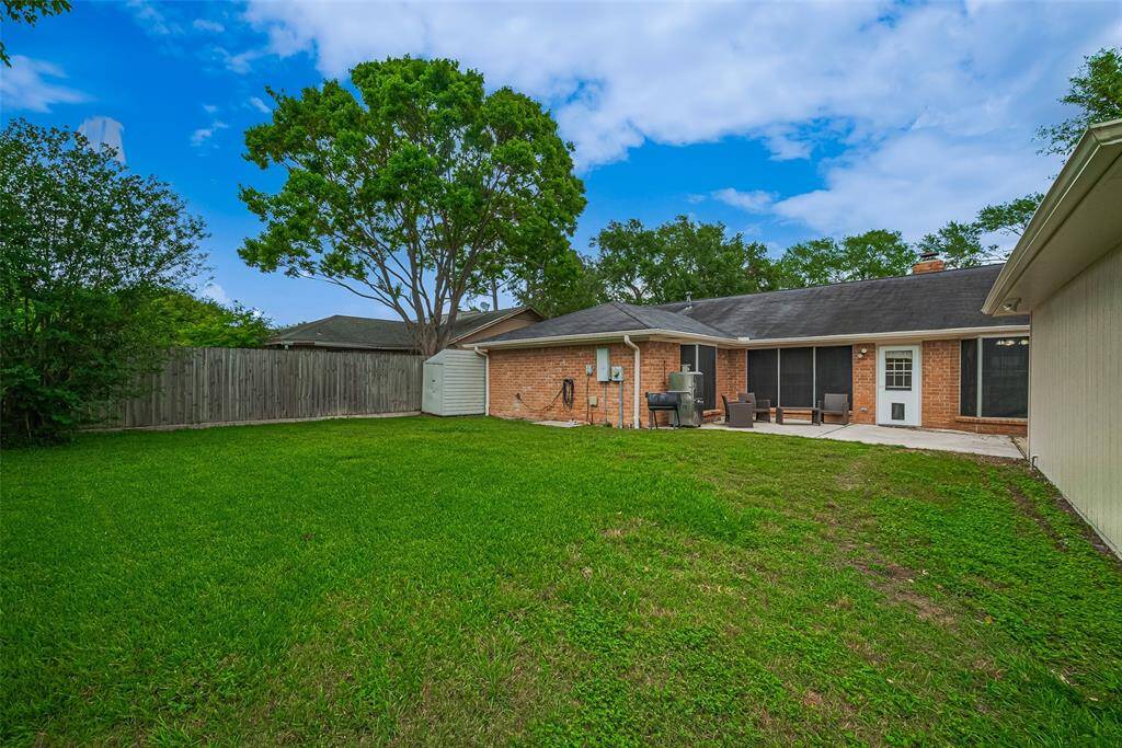 Extended patio for outdoor entertaining.