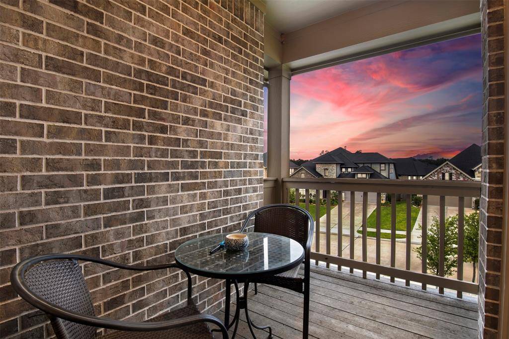 This upstairs balcony is the perfect spot to enjoy your morning breakfast, entertain, work from home or wind down at the end of the day!