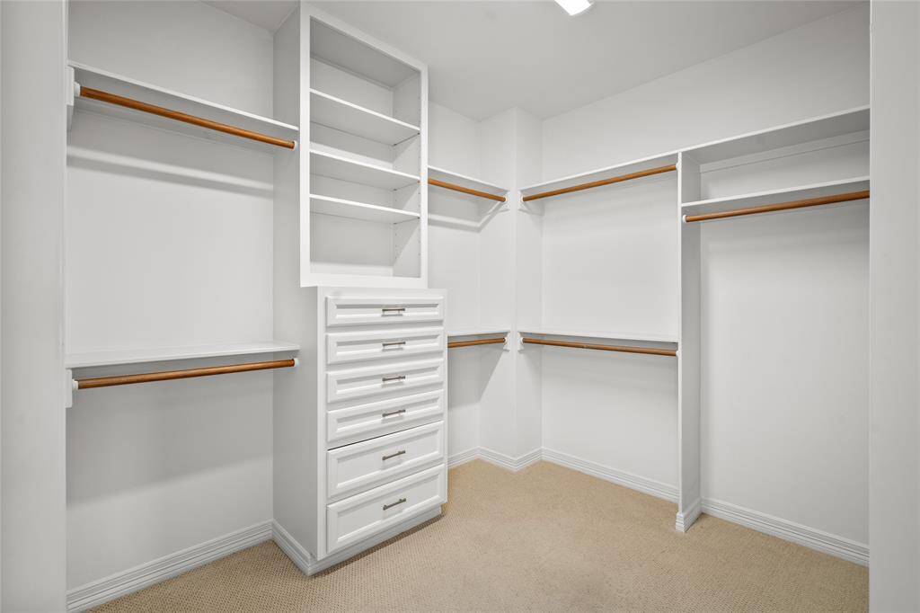 Primary closet