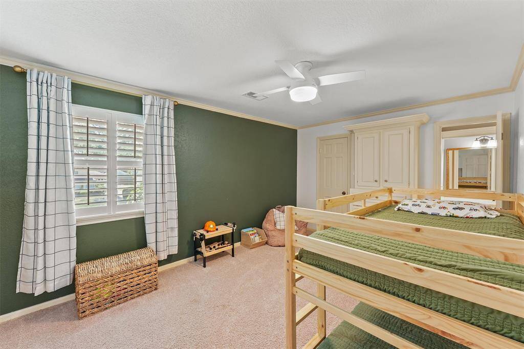 Secondary bedroom number 2 which leads to a jack and jill bathroom.