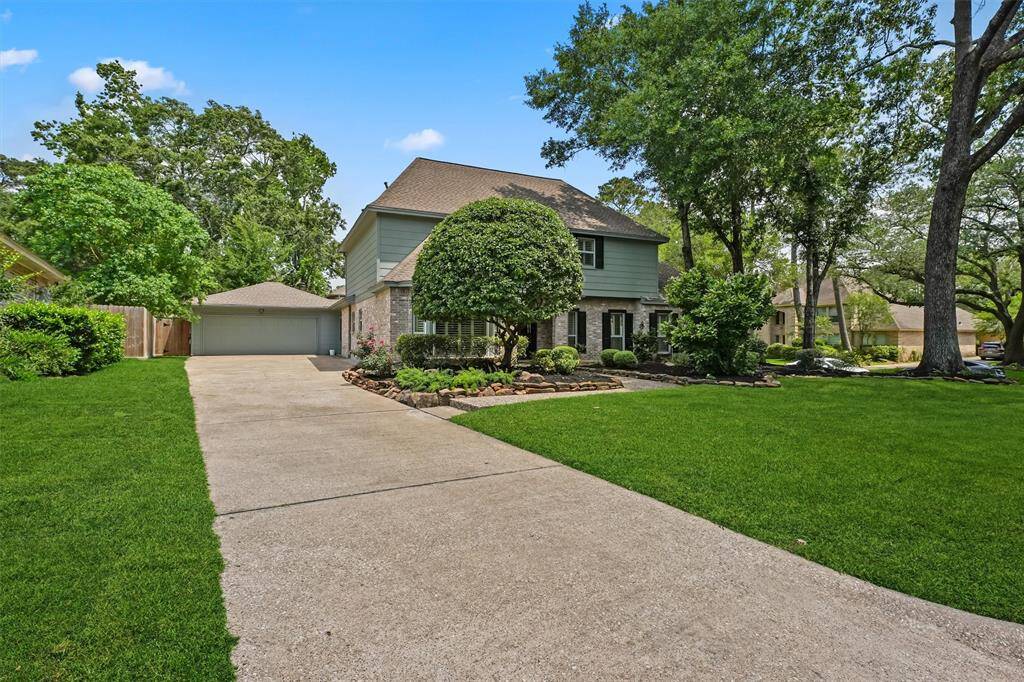 Plenty of parking for extra cars and guest with the long double wide driveway.