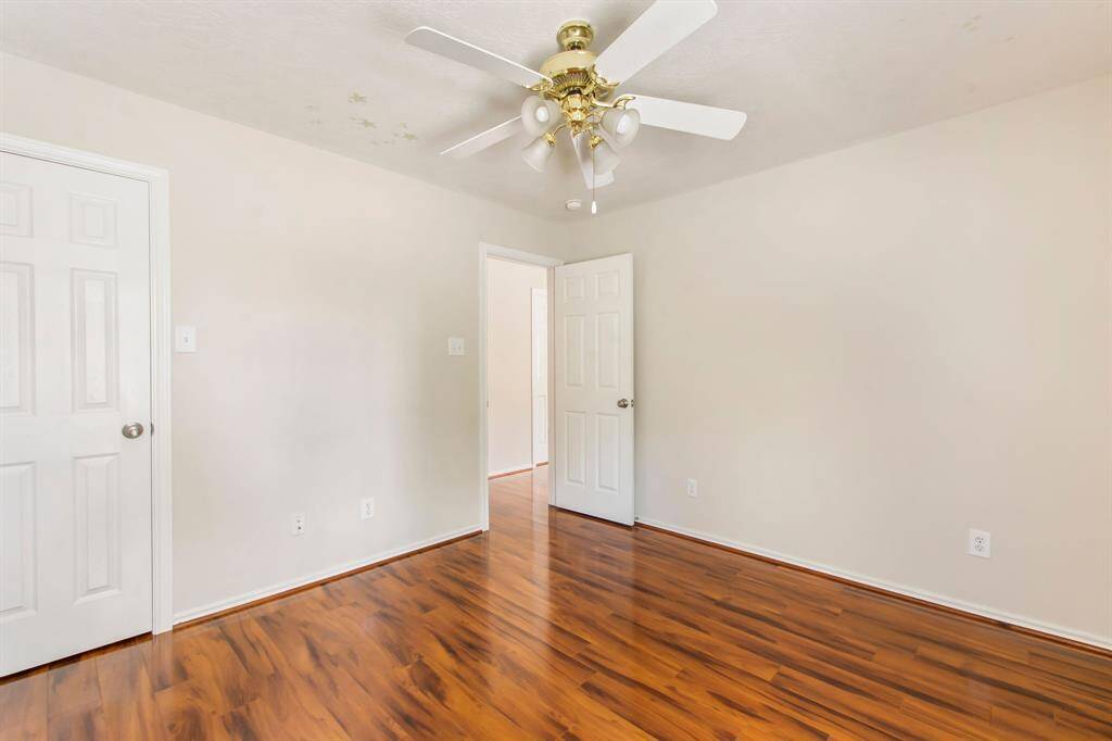 Secondary bedroom #2 has a walk-in closet.