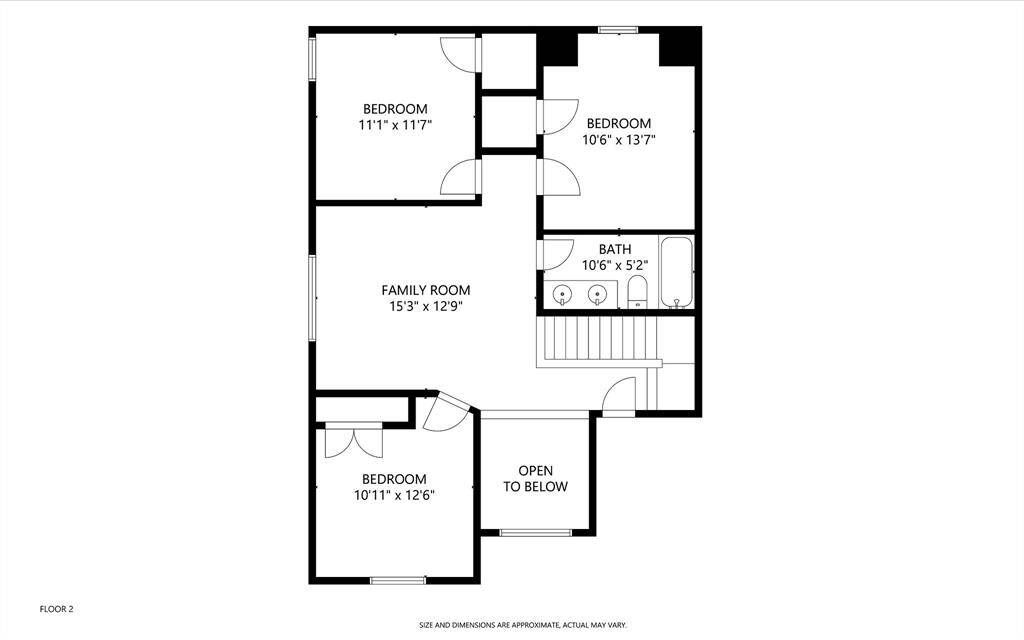 Upper Level Floorplan