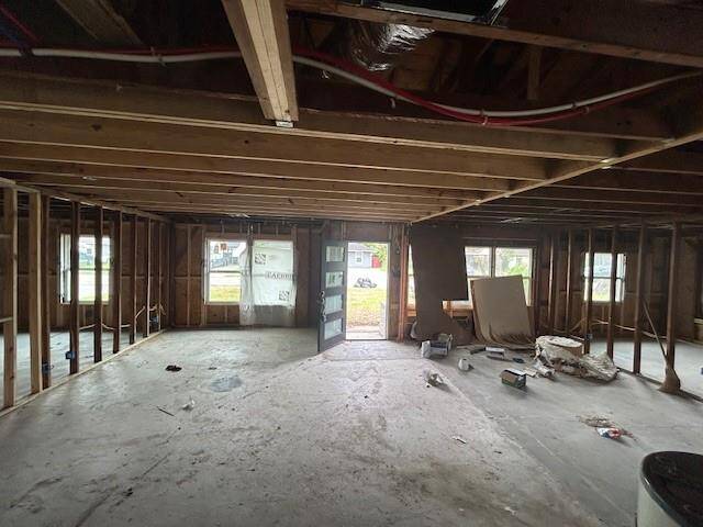 View from kitchen toward living area