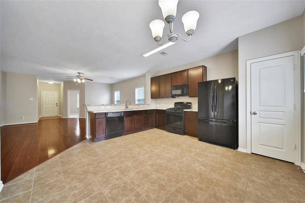 Large kitchen.