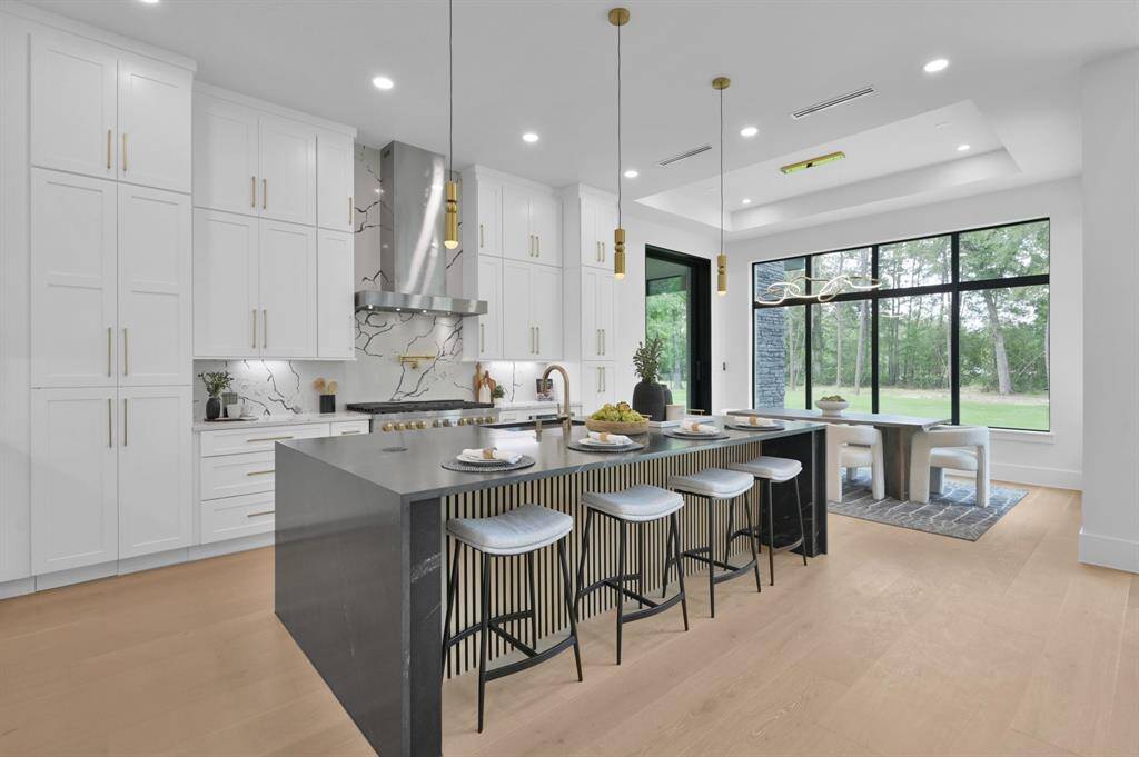 Waterfall countertop