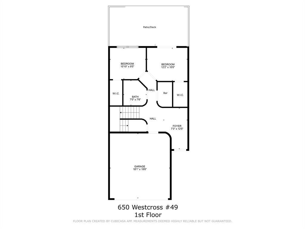 1st Floor floorplan