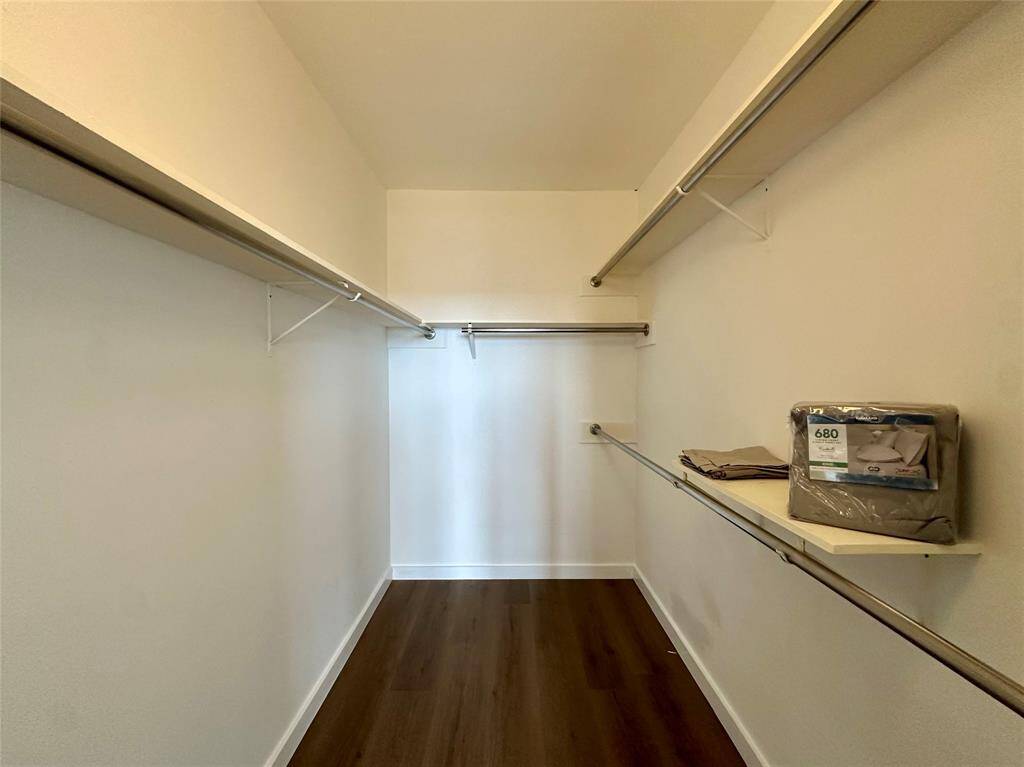 Primary walk in closet